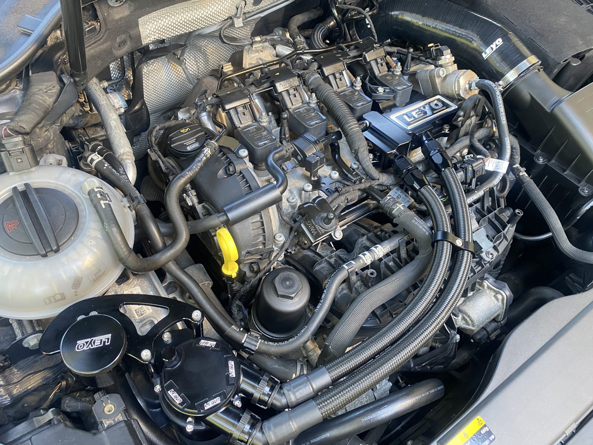 VW Golf 7/7.5 Audi A3/S3 8V Oil Catch Can V2 Plus MQB Zewnętrzna odma LEYO MOTORSPORT - obrazek 6