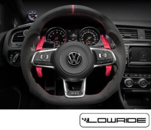 VOLKSWAGEN Golf 7/7.5 GTD/GTI/R Manetki Łopatki biegów DSG LEYO CZERWONE