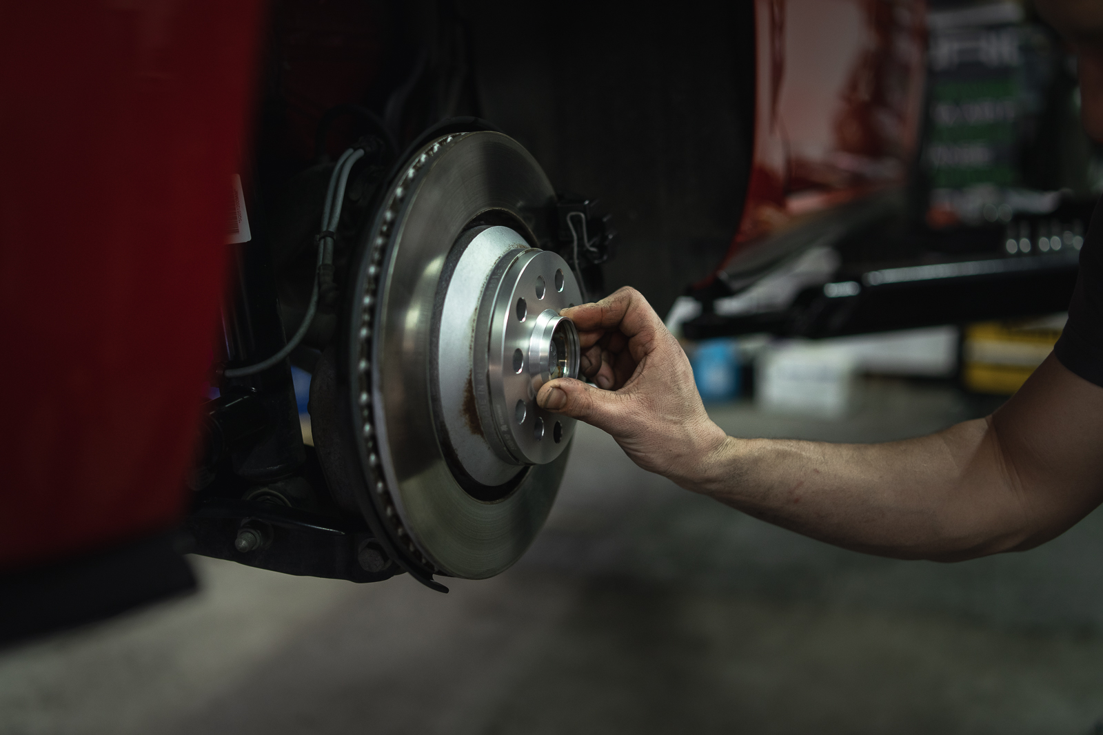 Dystanse Alu VW Audi Seat Skoda 5x100 oraz 5x112 centrowanie 57,1 10mm z Prowadzeniem - obrazek 4