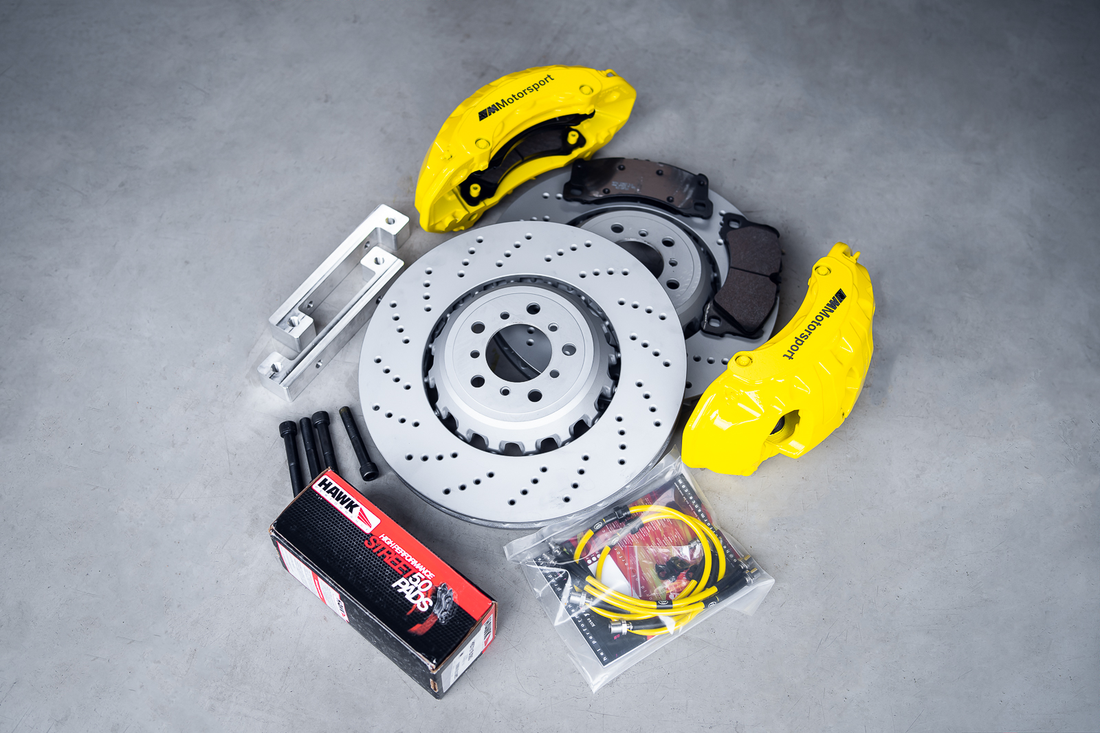 Big Brake Kit Przód do BMW M2/M3/M4 F87/F80/F82 -Porsche 6 tłoków 400x36mm - obrazek 2