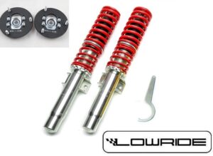 BMW E46 Gwintowane Zawieszenie Przód TA Technix + Camber plates SILVER PROJECT