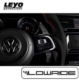VOLKSWAGEN Golf 7 GTI/R Manetki Łopatki biegów DSG LEYO Gen. 2 CZARNE