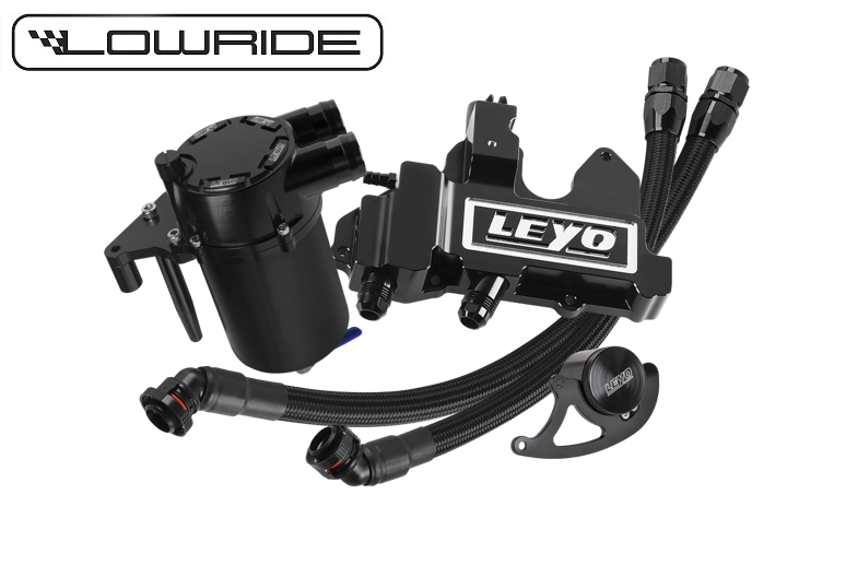 VW Golf 7/7.5 Audi A3/S3 8V Oil Catch Can V2 Plus MQB Zewnętrzna odma LEYO MOTORSPORT