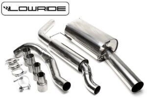 VOLKSWAGEN Golf 1 mk1 Cabrio, Scirocco II Sportowy Układ Wydechowy 2,5cala CATBACK