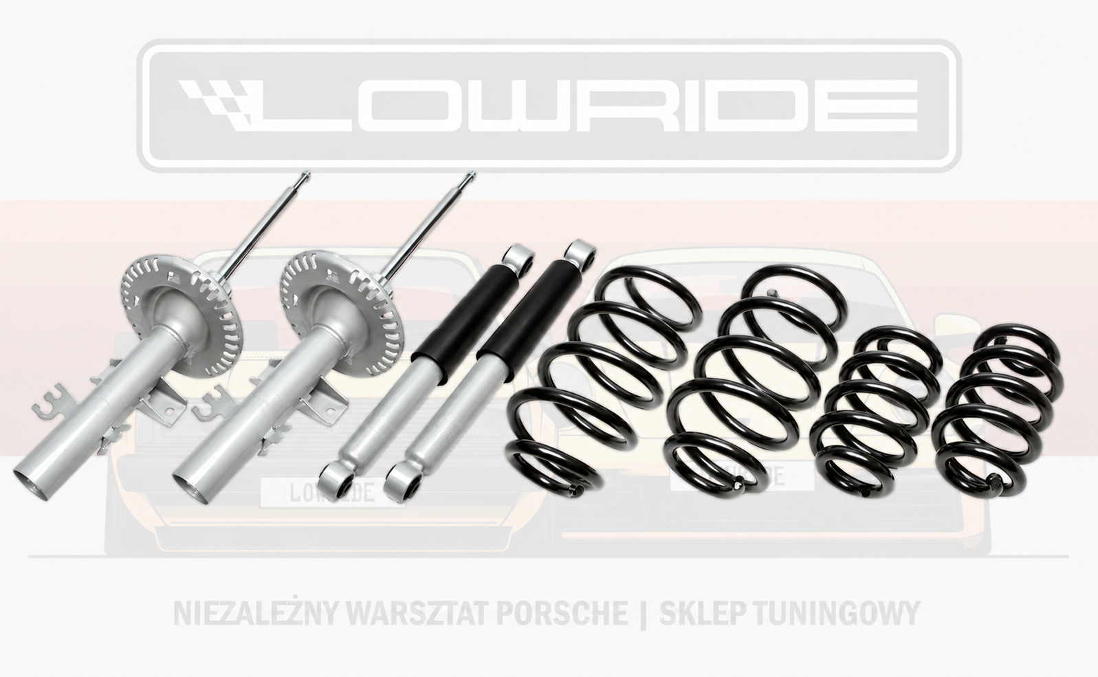 Zestaw zawieszenia podnoszącego prześwit VOLKSWAGEN T5/T6 Transporter/Multivan/ Caravelle