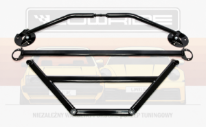 Zestaw stalowych rozpórek TA-Technix BMW E30 (Kolor czarny)